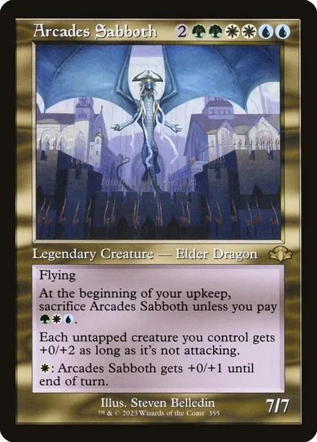 Arcades Sabboth, Magic card DMR 355 — Dominaria Remastered set