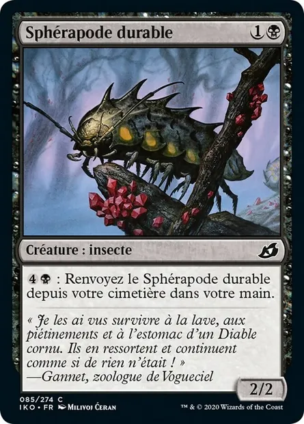 Sphérapode durable, carte Magic IKO 85 — extension Ikoria: Lair of Behemoths