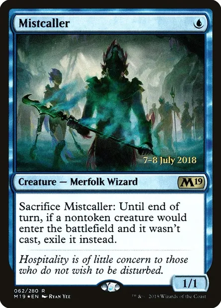 Mistcaller, Magic card PM19 62s — Core Set 2019 Promos set