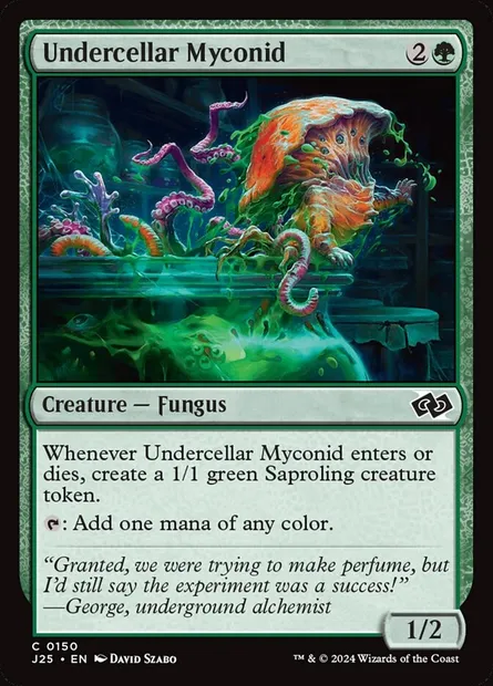 Undercellar Myconid, Magic card J25 150 — Foundations Jumpstart set