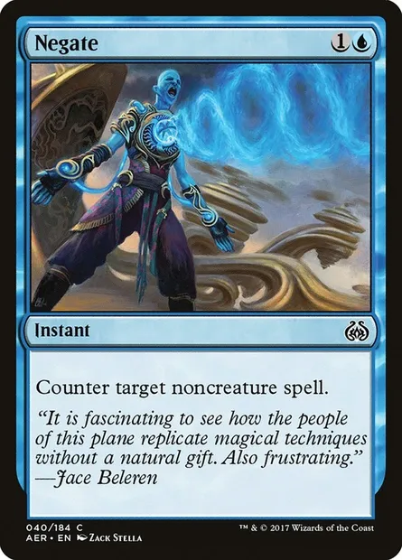 Negate, Magic card AER 40 — Aether Revolt set