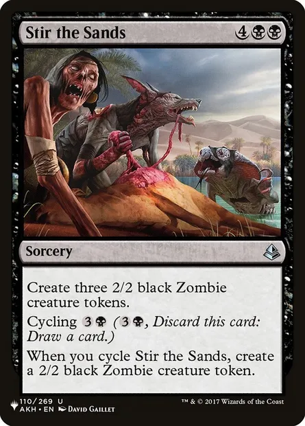 Éveil du sable, carte Magic PLST AKH-110 — extension The List