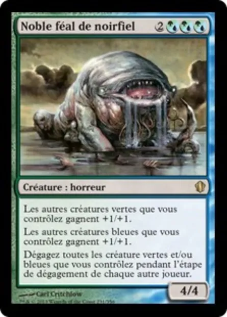 Noble féal de noirfiel, carte Magic C13 231 — extension Commander 2013