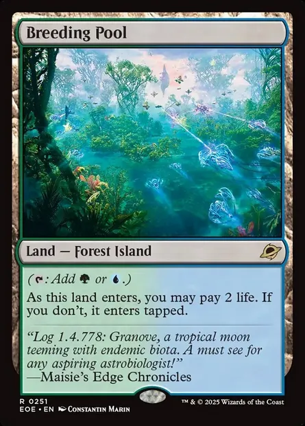 Breeding Pool, Magic card EOE 251 — Edge of Eternities set