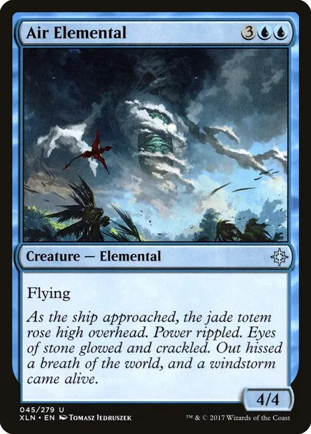 Air Elemental, Magic card XLN 45 — Ixalan set