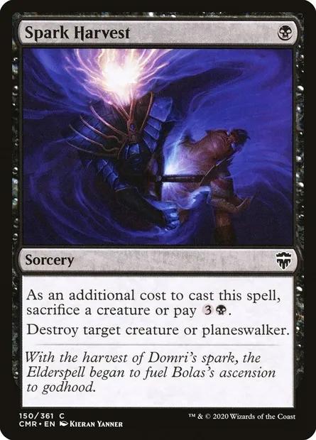 Spark Harvest, Magic card CMR 150 — Commander Legends set