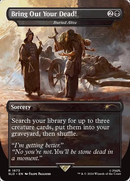 Enterré vivant, carte Magic SLD 1673 — extension Secret Lair Drop