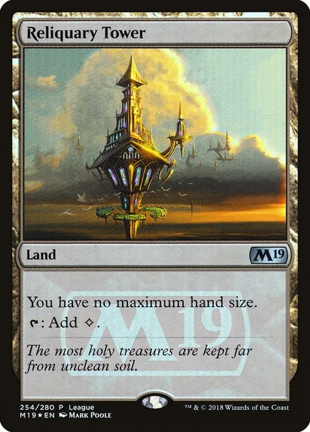 Reliquary Tower, Magic card PM19 254 — Core Set 2019 Promos set