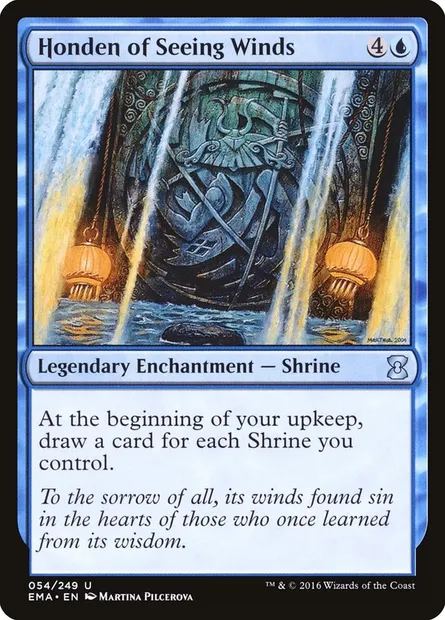 Honden of Seeing Winds, Magic card EMA 54 — Eternal Masters set