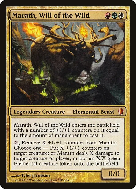 Marath, Will of the Wild, Magic card C13 198 — Commander 2013 set