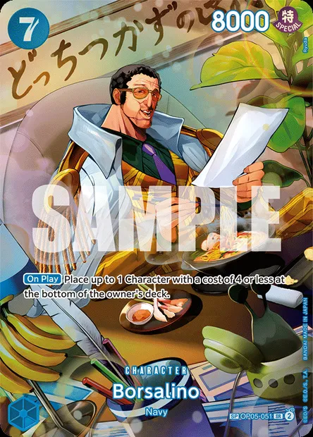 Borsalino, carte One Piece OP05-051 — extension AWAKENING OF THE NEW ERA