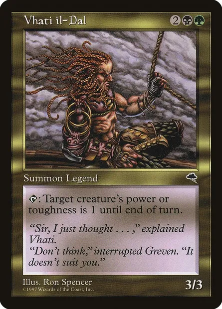 Vhati il-Dal, Magic card TMP 274 — Tempest set