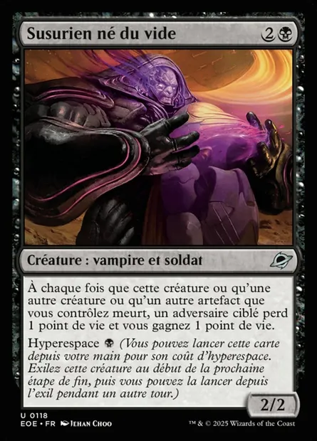 Susurien né du vide, carte Magic EOE 118 — extension Edge of Eternities