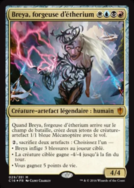 Breya, forgeuse d'étherium, carte Magic C16 29 — extension Commander 2016