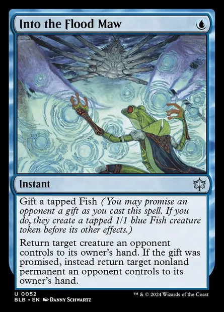 Into the Flood Maw, Magic card BLB 52 — Bloomburrow set