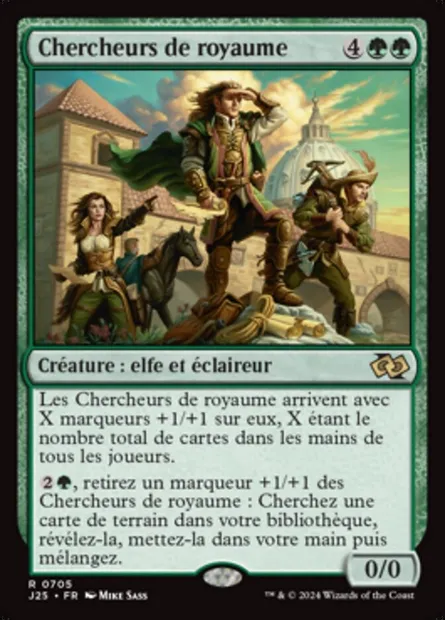 Chercheurs de royaume, carte Magic J25 705 — extension Foundations Jumpstart