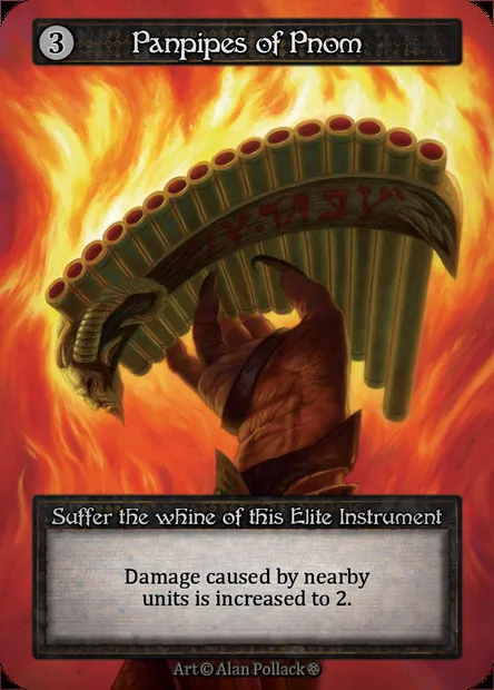Panpipes of Pnom, Sorcery card GOT 338 — Gothic set
