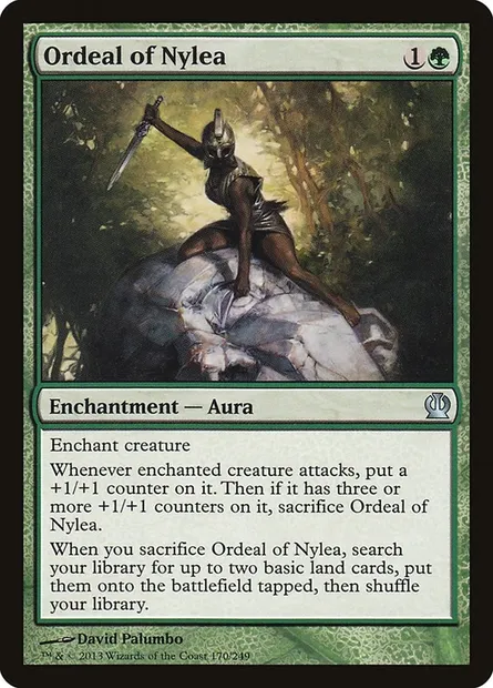 Ordeal of Nylea, Magic card THS 170 — Theros set