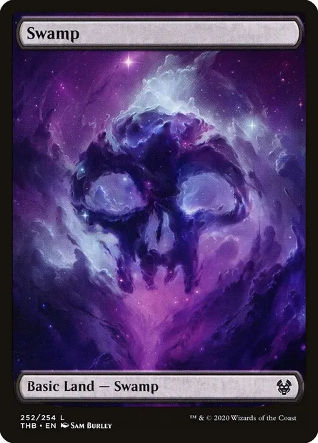 Swamp, Magic card THB 252 — Theros Beyond Death set