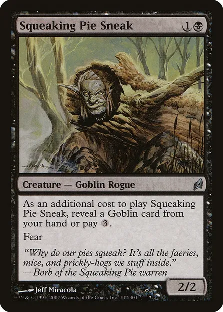 Squeaking Pie Sneak, Magic card LRW 142 — Lorwyn set