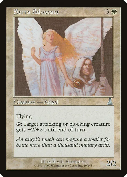 Serra Advocate, Magic card UDS 19 — Urza's Destiny set