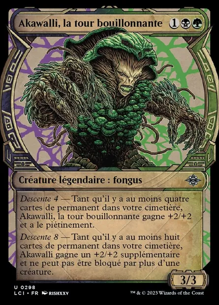 Akawalli, la tour bouillonnante, carte Magic LCI 298 — extension The Lost Caverns of Ixalan
