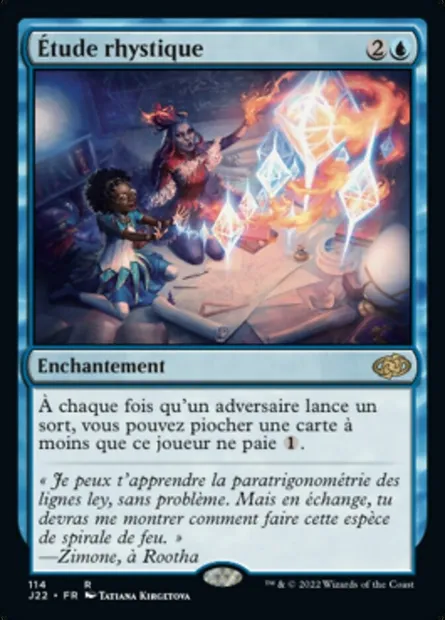 Étude rhystique, carte Magic J22 114 — extension Jumpstart 2022