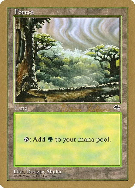 Forest, Magic card WC98 bs349 — World Championship Decks 1998 set