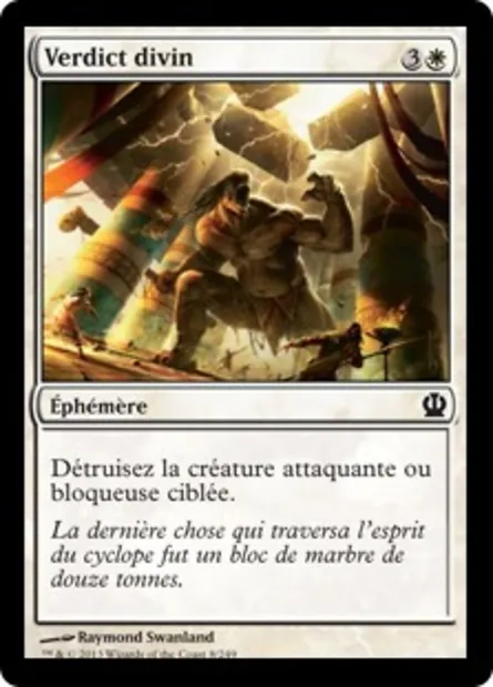 Verdict divin, carte Magic THS 8 — extension Theros