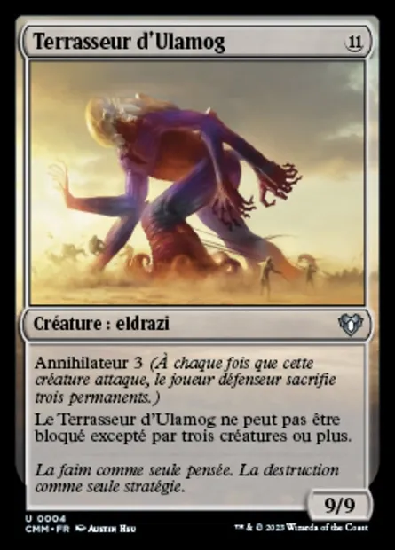 Terrasseur d'Ulamog, carte Magic CMM 4 — extension Commander Masters