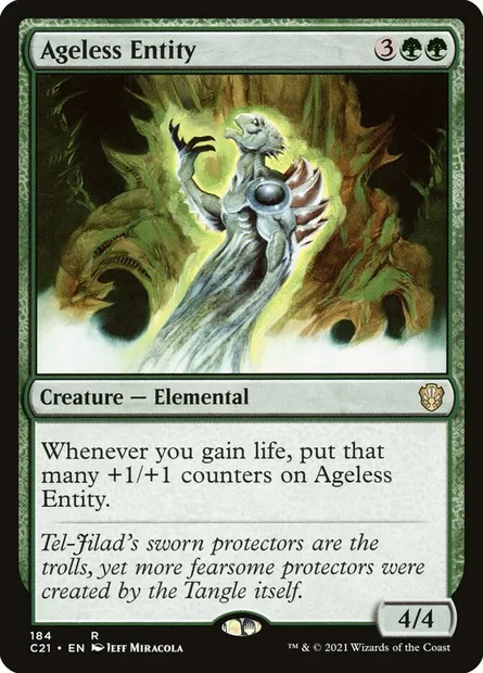 Ageless Entity, Magic card C21 184 — Commander 2021 set