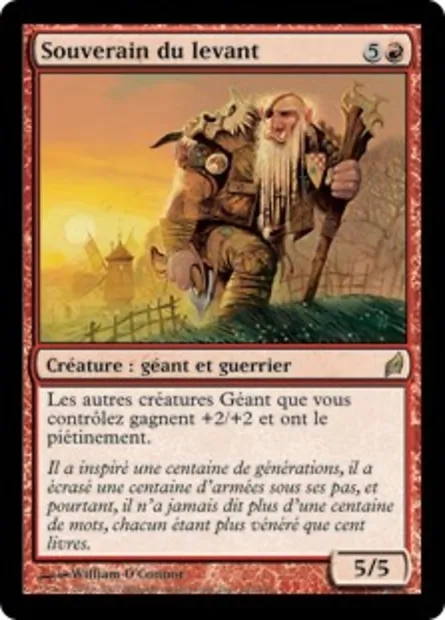 Souverain du levant, carte Magic LRW 192 — extension Lorwyn