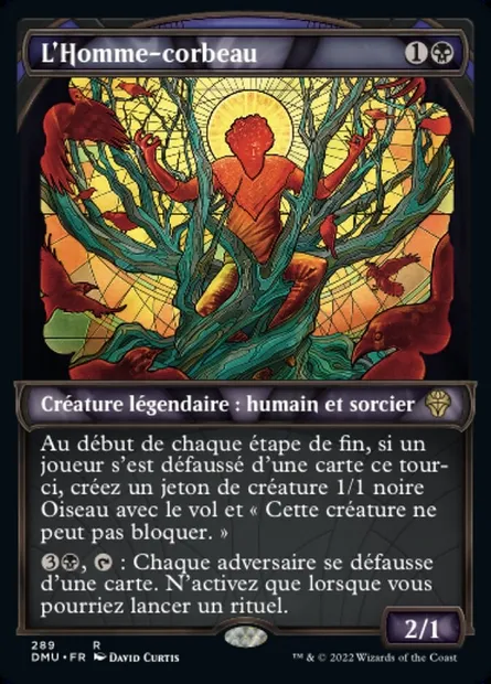 L'Homme-corbeau, carte Magic DMU 289 — extension Dominaria Uni