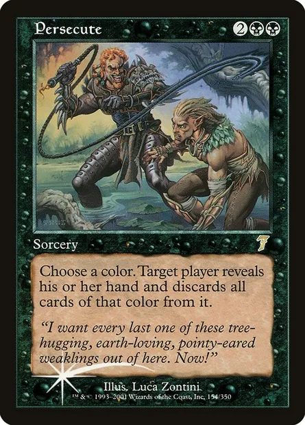 Persecute, Magic card 7ED 154★ — Seventh Edition set