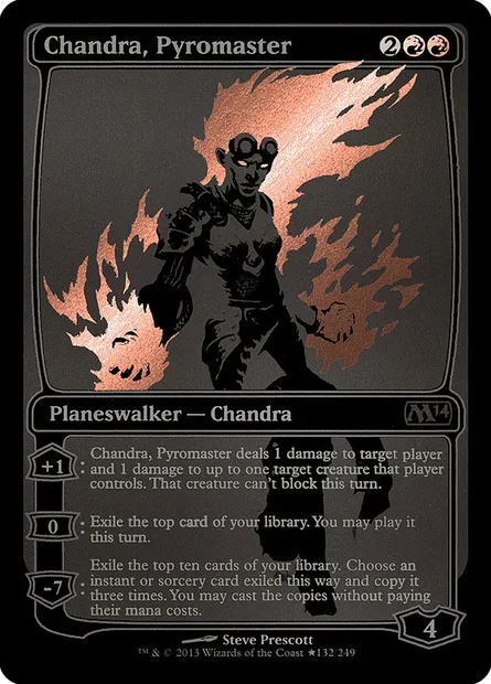 Chandra, Pyromaster, Magic card PSDC 132★ — San Diego Comic-Con 2013 set