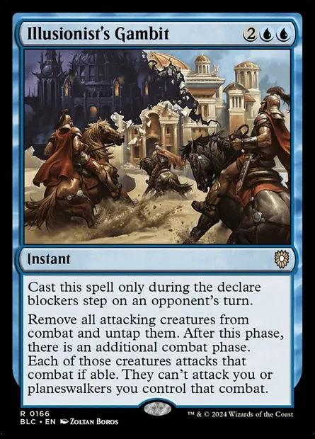 Illusionist's Gambit, Magic card BLC 166 — Bloomburrow Commander set