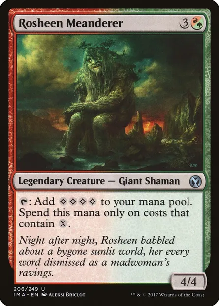 Rosheen Meanderer, Magic card IMA 206 — Iconic Masters set