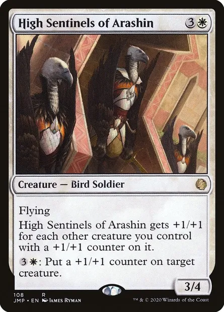 High Sentinels of Arashin, Magic card JMP 108 — Jumpstart set