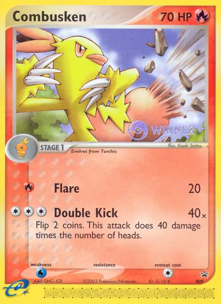 Combusken, Pokémon card PR-NP 9 — Nintendo Black Star Promos set