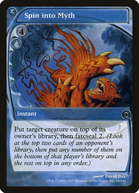 Spin into Myth, Magic card FUT 60 — Future Sight set