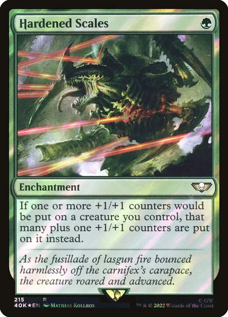 Hardened Scales, Magic card 40K 215★ — Warhammer 40,000 Commander set