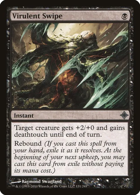 Virulent Swipe, Magic card ROE 131 — Rise of the Eldrazi set