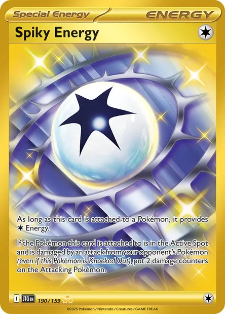 Spiky Energy, Pokémon card JTG 190 — Journey Together set