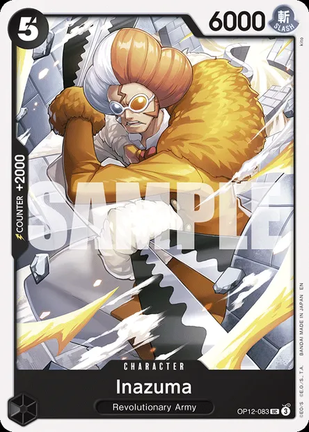 Inazuma, One Piece card OP12-083 — LEGACY OF THE MASTER set