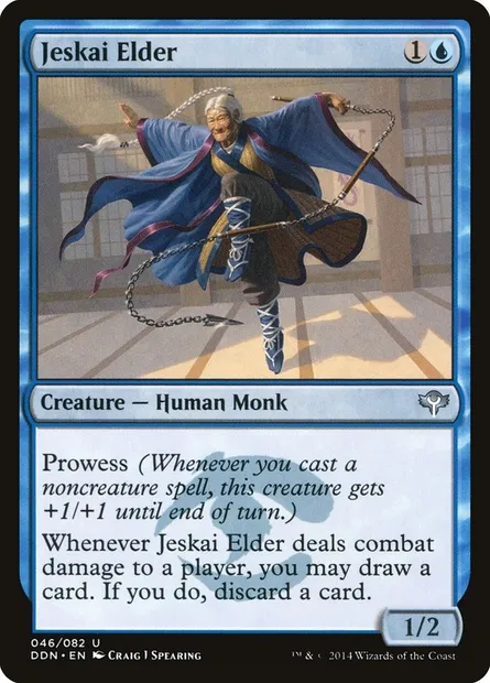 Doyenne jeskaï, carte Magic DDN 46 — extension Duel Decks: Speed vs. Cunning