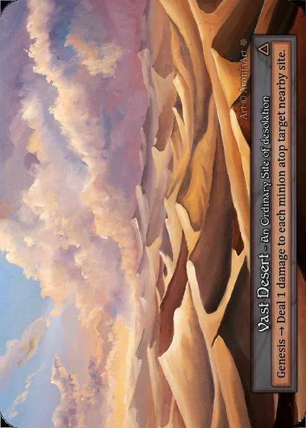 Vast Desert, carte Sorcery GOT 443 — extension Gothic