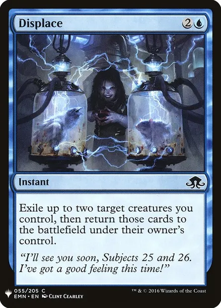 Déplacement, carte Magic PLST EMN-55 — extension The List
