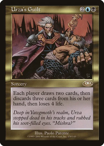 Urza's Guilt, Magic card PLS 130 — Planeshift set