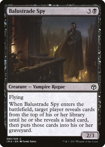 Balustrade Spy, Magic card IMA 80 — Iconic Masters set