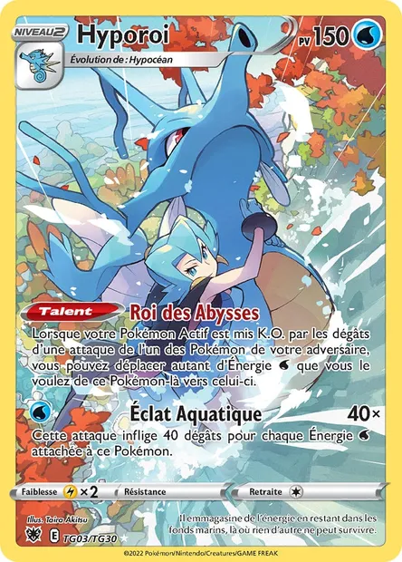 Hyporoi, carte Pokémon ASR TG03 — extension Astres Radieux